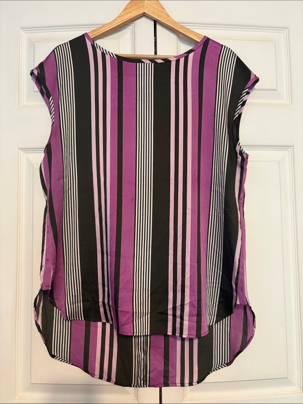 BR cap sleeve stripe shirt